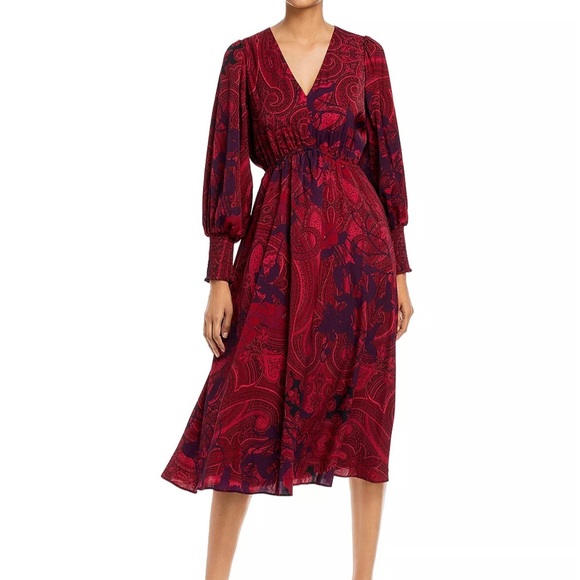 Kobi Halperin Maureen Dress Cherry - Picture 1 of 10